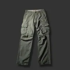 М エム　カーゴパンツ　ダメージ 加工
