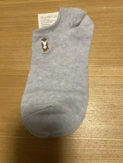Tabio 靴下 カワウソ刺繍 ライトブルーのサムネイル