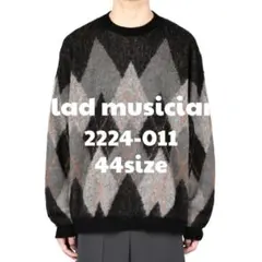 lad musician モヘア アーガイル プルオーバー ニット カーディガン