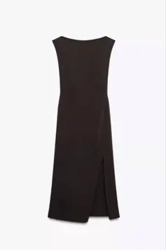 ZARA COLLECTION フィットワンピース　ダークブラウン