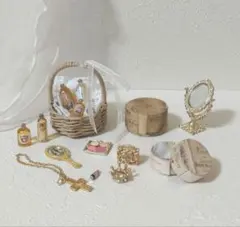 ★ミニチュア　コスメ＆アクセサリーセットb