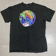アウラニディズニー スティッチ Tシャツ ネイビー Mサイズ - メルカリ