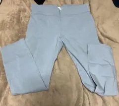 ライトブルースラックス ストレッチ素材 前面ポケット付き