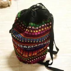 ベネズエラ 民族調バッグ ドラムバッグ