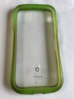 iFace iPhone用ソフトケース 透明・グリーン　iPhone11