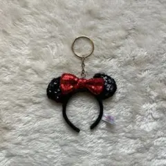 ミニー カチューシャ キーホルダー