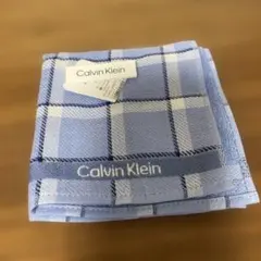 Calvin Klein ハンカチ タオルハンカチ ブルー チェックのサムネイル
