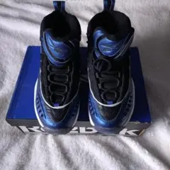 Reebok ブラック/ブルー スニーカー