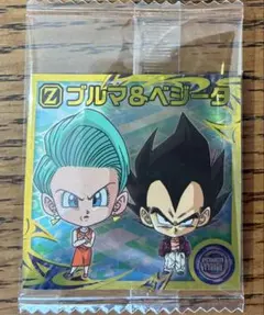 超15-11 ブルマ&ベジータ R ドラゴンボール 超戦士シールウエハース超