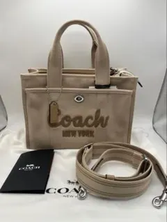 COACH コーチ カーゴ トート バッグ 20 バレリーナ - メルカリ