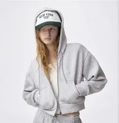 GU パフスウェットフルジップパーカ