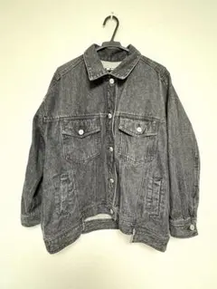 PAGEBOY オーバーサイズ デニムジャケット ブラック フリーサイズ