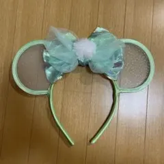 ディズニー　ティンカーベル　カチューシャ　ミントグリーン