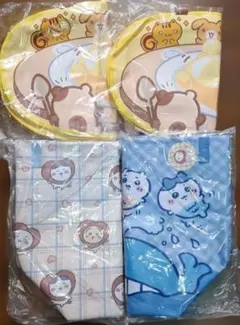 ポムポムプリントートバッグ ちいかわBIG収納バスケット 4個まとめ売り