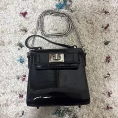 MOUSSY エナメルスクエアバック