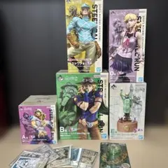 一番くじ ジョジョ 第7部 A賞 B賞 ラストワン賞 まとめ おまけ付き