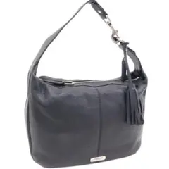 極美品　COACHコーチ ショルダーバッグ　レザー　ブラック　F23960