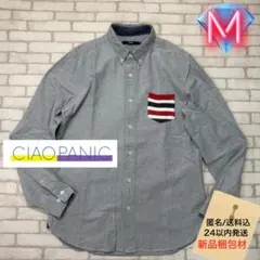 Ciaopanic オックスフォードシャツ ニットポケット パッチワーク