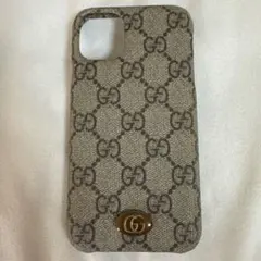 GUCCI iPhone11ケース GGスプリーム
