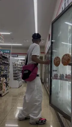 00s OUTDOOR Messenger Bag Pink Y2K 極美品のサムネイル