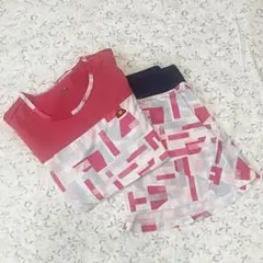 ellesse テニスウェア セット トップスM スカートS