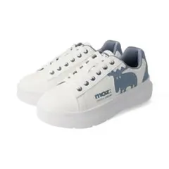 22cm 22.5cm モズ moz スニーカー ベーシックスニーカー 紐あり