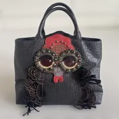 【ブラッチャリーニ】Braccialini 鳥モチーフデザイン ハンドバッグのサムネイル
