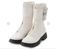 新品未使用　CELFORD ブーツ　アイボリー