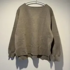 SEASON REASON ニット トレーナー ベージュ グレージュ スウェット