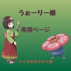 うぉーりー様専用ページ