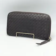 ボッテガヴェネタ 長財布 イントレチャート ブラウン