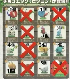 【バラ売り可！】ピクミン　チョコエッグ　1個510円　合計21個あり！