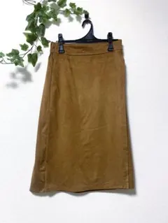 Stradivarius 巻きスカート風 ブラウン フレアスカート Lサイズ