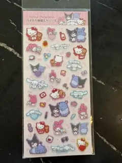 ✔︎︎︎︎値下げ✔︎︎︎︎サンリオ ラメ入り樹脂もりシール キラキラ クロミ マイメロ キティ