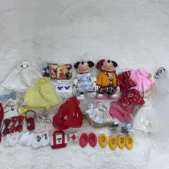 タカラ ミニーマウス 人形 着せ替え服 小物 セット まとめ売りのサムネイル