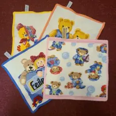 FEILERタオルハンカチ　4枚セット　used 品