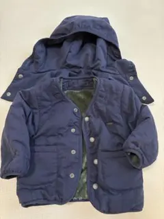 【訳あり】SHIPS フード付きジャケット ネイビー90サイズ