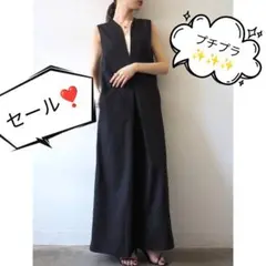オールインワン ジャンプ スーツノースリーブ オーバーオール パンツドレス ✨