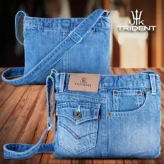 デニム サコッシュバッグ UK Trident リメイク風