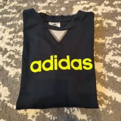 adidas 長袖カットソー 黒/グレー 150