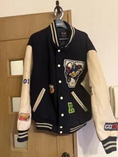 【希少】VAN JACKET スタジャン　マイケル・ジャクソン ネイビー　L