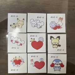 ポケモン デコキャラシール　ポケピース9枚セット