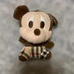 ミッキー　ぬいぐるみマスコットキーホルダー