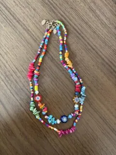 ZARA ビーズネックレス