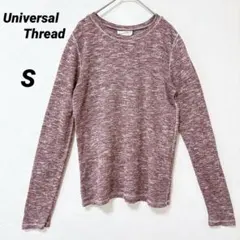 Universal Thread 【S】長袖ニット ボルドー クルーネック