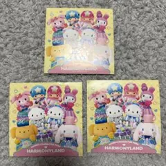 ハーモニランド キャラクター ステッカー 3枚セット