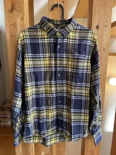 GLOBAL WORK 長袖ネルシャツ S