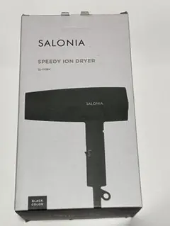 SALONIA スピーディーイオンドライヤー SL-013BK ブラック