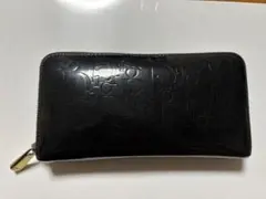 グッチ 長財布 タイガー GG スプリーム ラウンドジップ 黒 ブラック