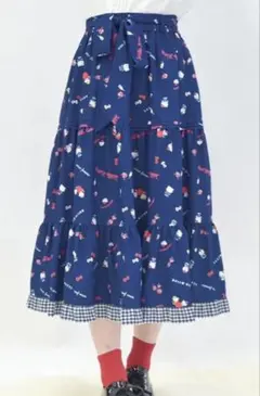 axes femme ハローキティプリントスカート